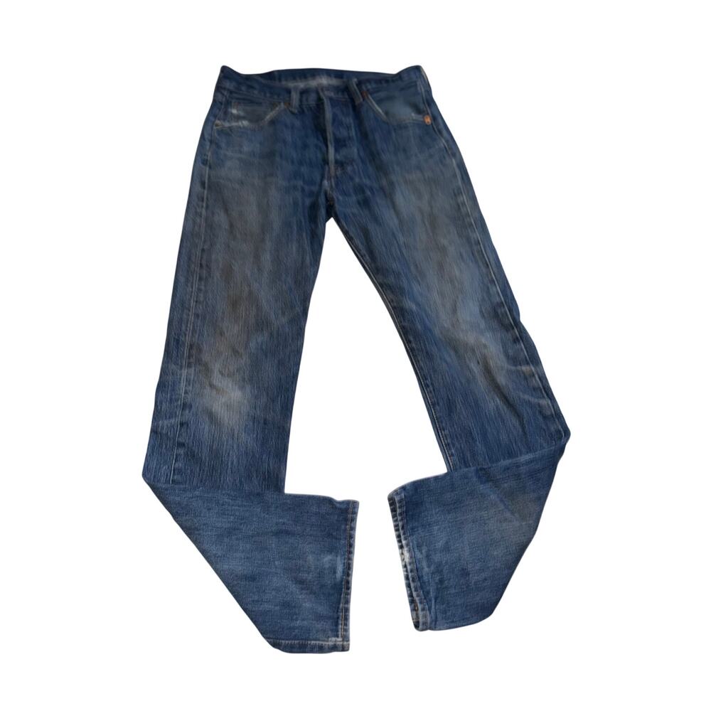 Levi’s Strauss men’s 501 bottom fly blue jeans